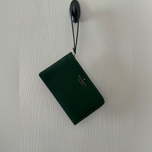 Kate Spade Green Wristlet - Medium Size